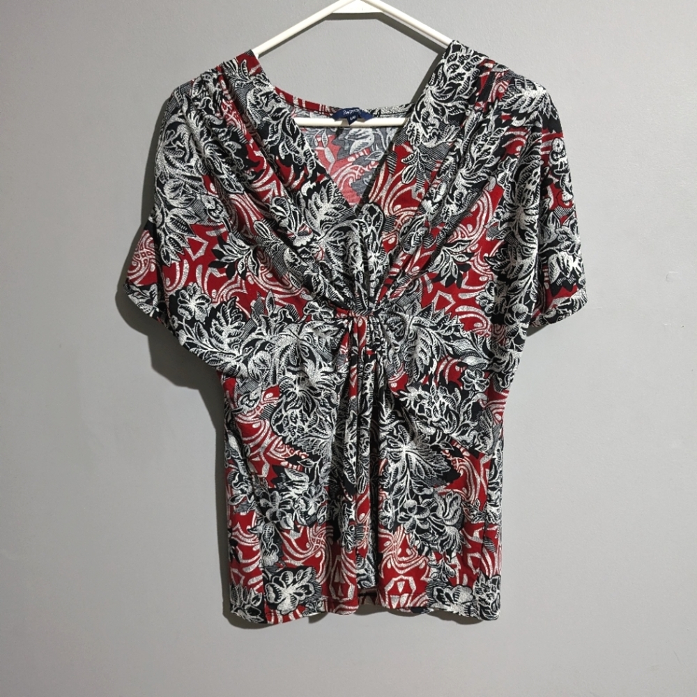Reitmans patterned blouse size L